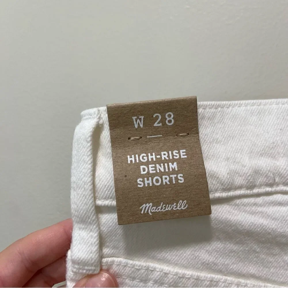 NWT Madewell High-Rise Denim Shorts sz 28